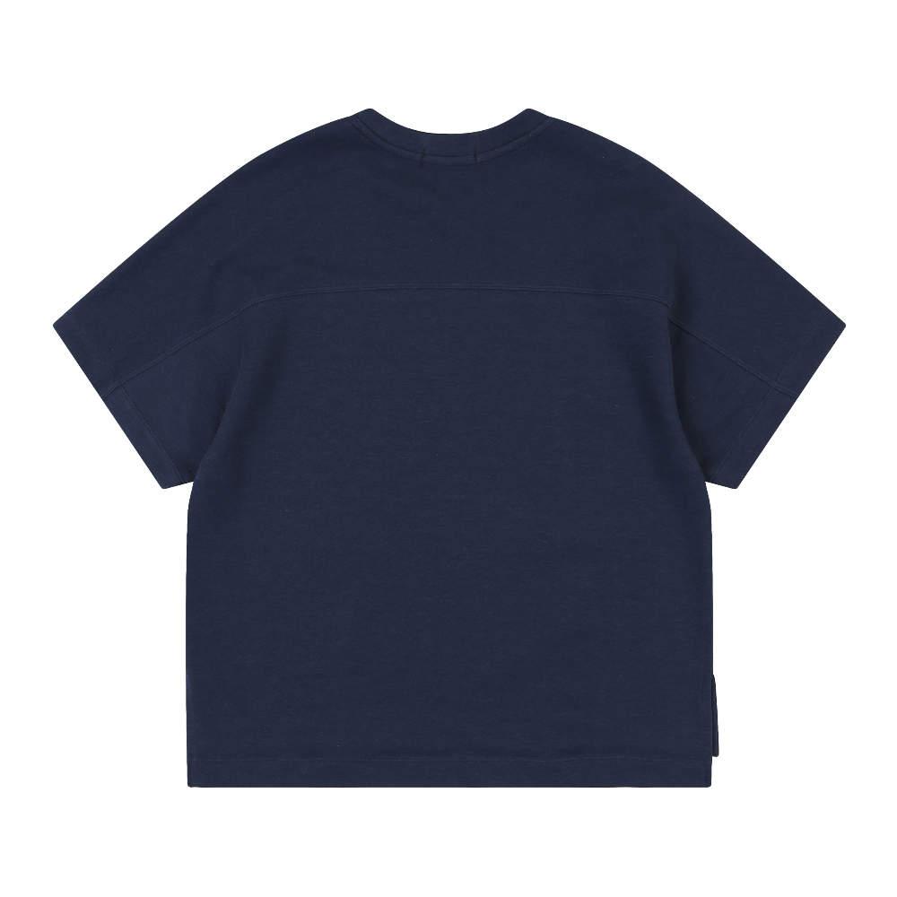 반팔 티셔츠 네이비블루 색상 이미지-S7L7